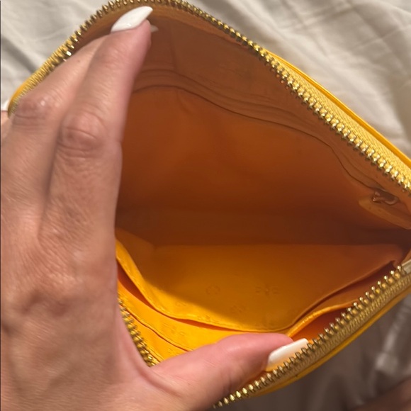 Tory Burch Vibrant Yellow Wristlet - Picture 5 of 7